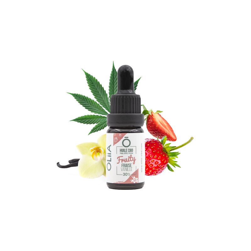 Huile CBD Fruity Fraise/Vanille
