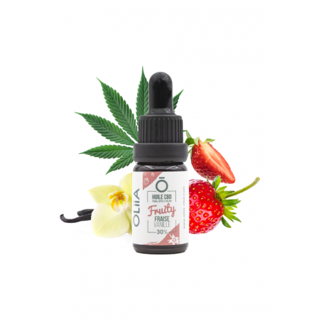 Huile CBD Fruity Fraise/Vanille