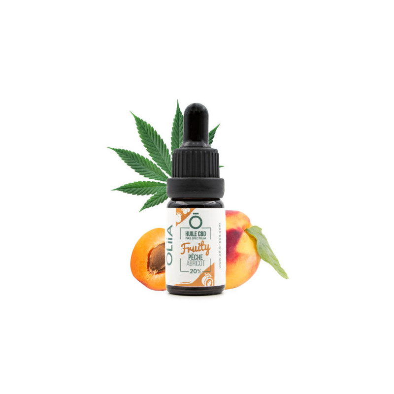 Huiles CBD fruity pêche abricot